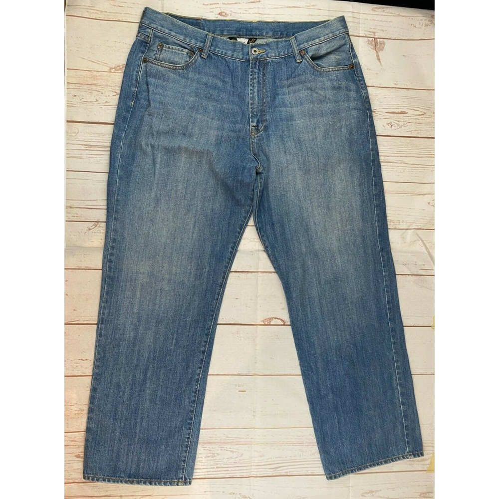 Lucky Brand  Jeans Mens Blue Size 38X30 Light Wash Relax Straight leg